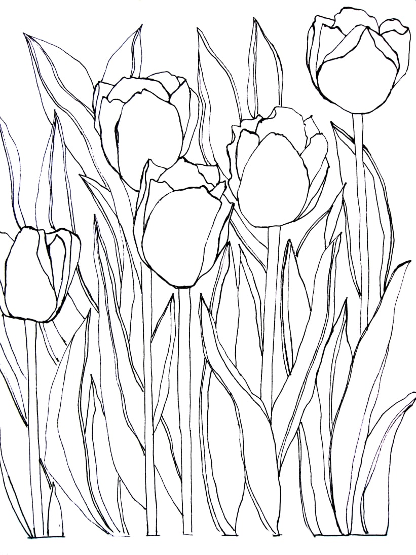 Pattern Download - Tulip