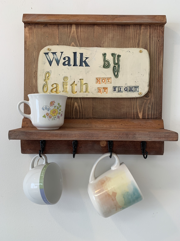 Woodshop-Rustic Cup Holder - Image 3