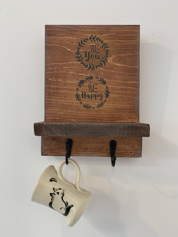 Woodshop-Rustic Cup Holder - Image 5