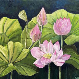 Water Lilly 1- Oil