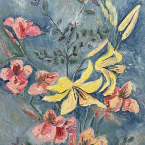 Flower Collage- Oil